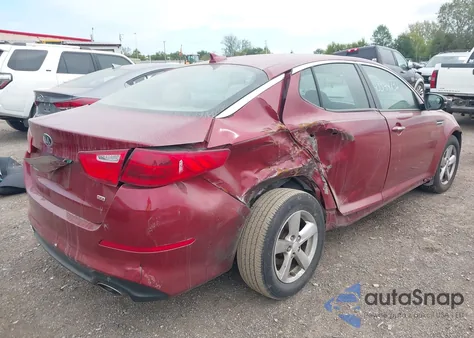 2015 Kia Optima Lx из США, поврежденный, VIN 5XXGM4A78FG371758